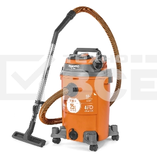 Строительный пылесос Daewoo DAVC 2516S 1600Вт (уборка: сухая/сбор воды/выдув) оранжевый