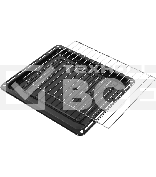 Духовой шкаф Электрический Hyundai HEO 6752 BG черное стекло