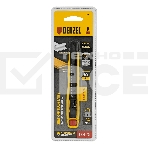 Нож Denzel 9 мм, сменное лезвие, SK4, алюминиевый корпус, торцевой зажим, фото2