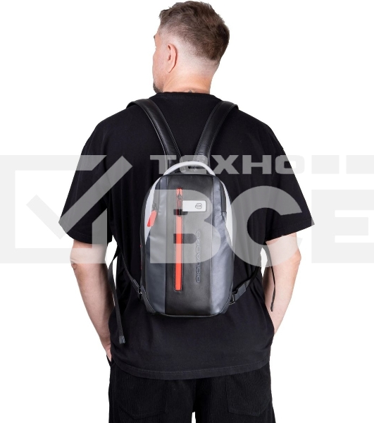 Рюкзак Piquadro Urban CA6801UB00/GRN серый/черный кожа