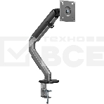 Кронштейн для мониторов Ultramounts UM734BL серый/черный 17'-27' макс.7кг крепление к столешнице поворот и наклон, фото6