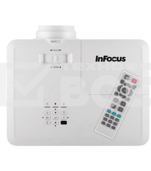 Проектор InFocus IN0061SL DLP, 4000 lm, 4K UHD (3840 x 2160),1000 000:1, 1.211.59:1, 2xHDMI 2.0, VGA in, 3.5mm in/out, S/PDIF, USB-A (питание), RS232, лампа 15 000ч.(ECO mode), 10W, 27дБ, 3,2 кг, БЕЛЫЙ