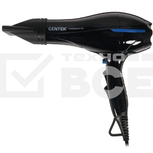 Фен Centek CT-2227 Professional черный, 2200 Вт