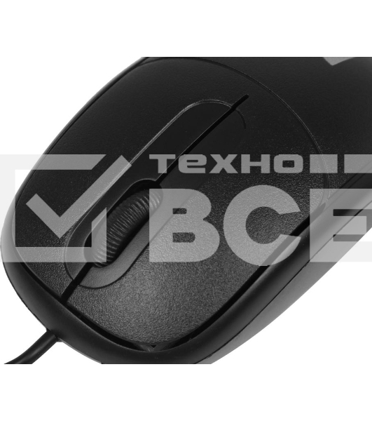 Мышь проводная Defender Datum MS-980 черный, 1000 dpi, USB, кнопки - 3