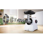 Мясорубка электрическая Bosch MFWS607W белый, 2100 Вт, 3.5 кг/мин, реверс, насадки - 4, фото7