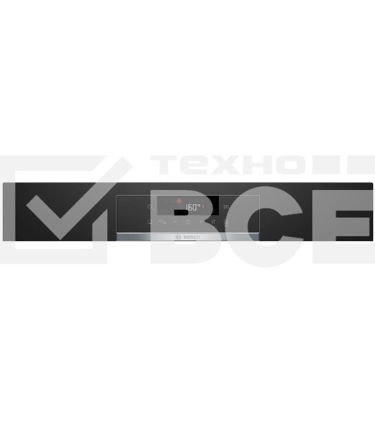 Встраиваемый духовой шкаф с добавлением пара Bosch HQG572EB3 Serie 4, Auto Pilot 15, объем 71 л , 9 режимов нагрева, 3D Hotair, Soft move door,телескопические направляющие 1уровень,гидролиз и пиролиз, сенсорное управление, черный+профиль из нержавеющей стали