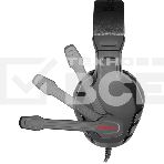 Гарнитура Defender Cujo чёрный/красный, проводная, фото5