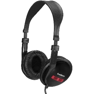 Гарнитура Exegate HS-120S чёрный, проводная, 2 x mini jack 3.5 мм, подвижный микрофон