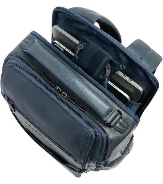 Рюкзак мужской Piquadro Solm CA7023S141BM/AV серо-голубой кожа