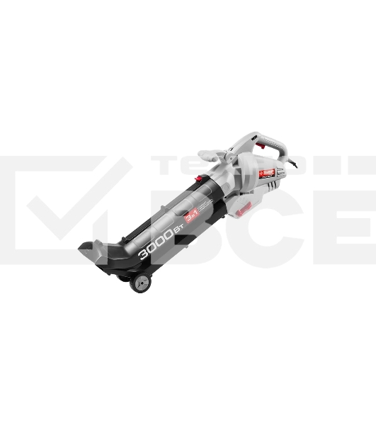 Пылесос садовый Зубр ЗПСЭ-3000 3000Вт 8000-15000об/мин 160-270км/ч мусоросборник 45л 13.5м