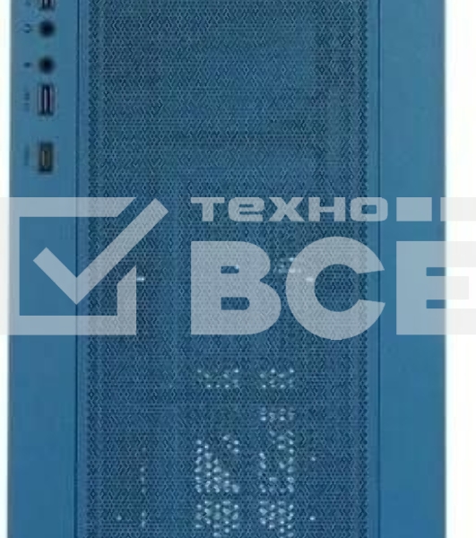 Компьютерный корпус Montech SKY TWO MOROCCO голубой без БП ATX 4x120мм 2xUSB3.0 1xUSB3.1 audio bott PSU