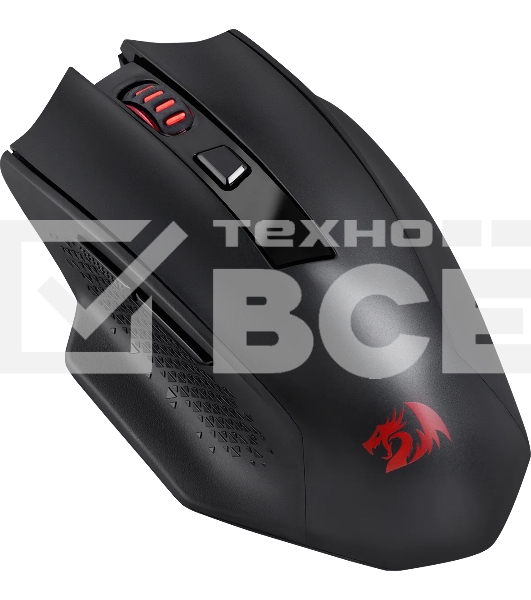 Мышь беспроводная Defender Redragon Woki черный, 26000 dpi, радиоканал, Bluetooth, USB, кнопки - 6