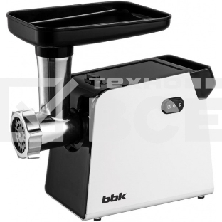 Мясорубка BBK MG2007, черный/белый