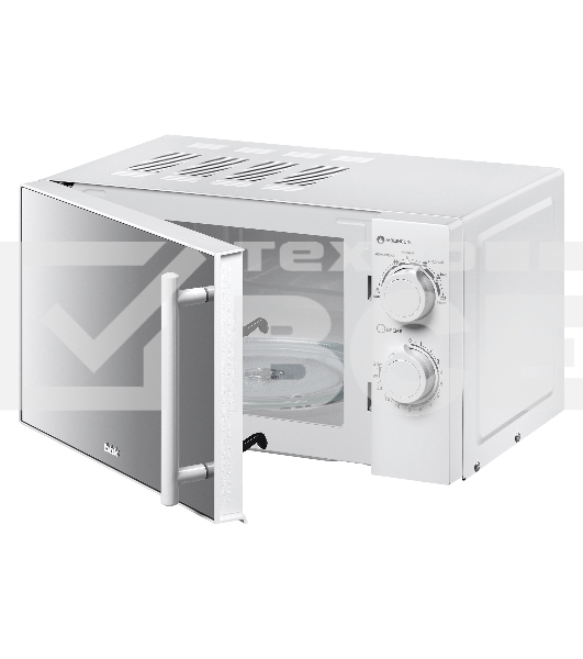 Микроволновая печь BBK 20MWS-771M/WM белый, 20 л, 700 Вт, поворотный механизм