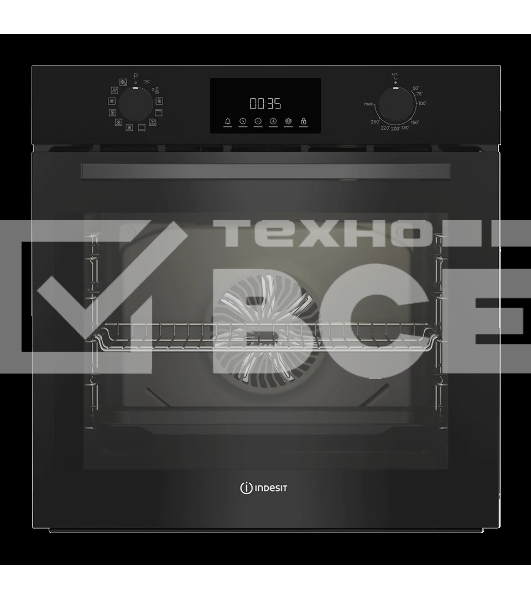Электрический духовой шкаф Indesit IBFTE 3844 BL черный