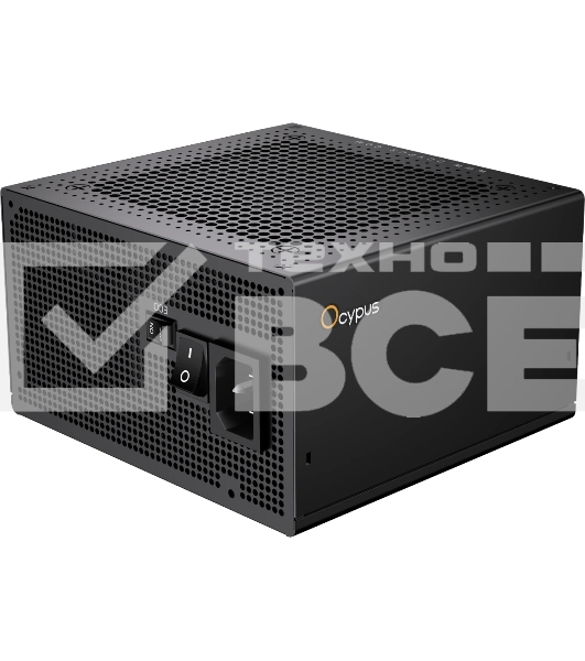 Блок питания 750W Ocypus Iota P750 (ATX, 80 PLUS Gold, APFC, 20+4 pin, 120мм fan, PCI-E 6+2Px3, 8xSATA) (Iota-P750-G1FFBK024X-EU)