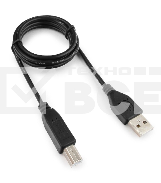 Кабель USB2.0 Гарнизон GCC-USB2-CMBM-1M, Type-C/BM, медь, 1м, черный, пакет