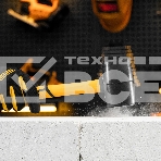 Киянка резиновая Denzel 450 г, черная, фибергласовая рукоятка c TPR покрытием, фото3