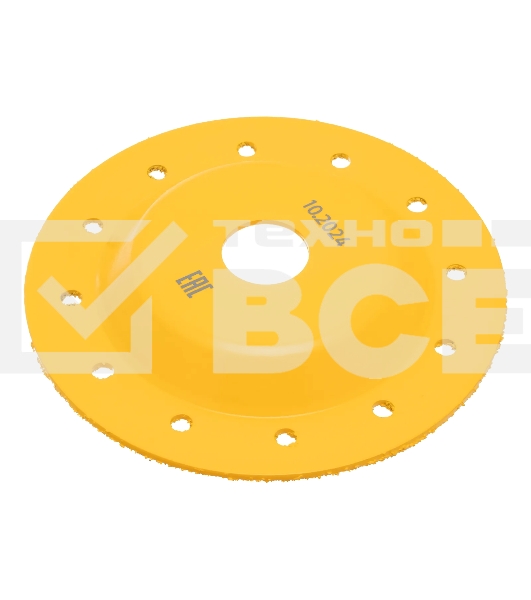 Чашка твердосплавная зачистная Denzel 125 мм, плоская, мелкое зерно #32