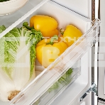 Холодильник Maunfeld MFF200NFSTSE серый двухкамерный 271/106л л морозилка снизу, No Frost, фото11