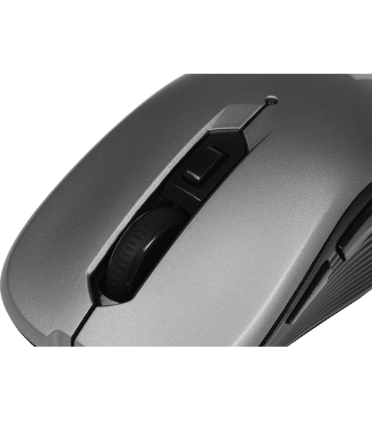 Мышь беспроводная Defender Gassa MM-105 серый, 1600 dpi, радиоканал, USB, кнопки - 6