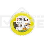 Леска для триммера Denzel звезда 2,4 мм х58 м, блистер FLEX CORD, фото 1