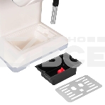 Кофеварка рожковая Hyundai HEM-5300 бежевый/серебристый, исп. кофе - молотый, 1.5 л, 850 Вт, 20 бар, фото6