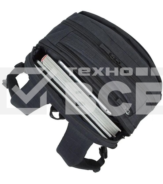 Рюкзак для ноутбука 17.3' Riva 8365 черный полиэстер