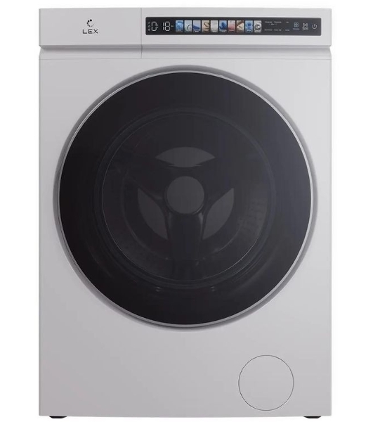 Стирально-сушильная машина LEX LWM 10612 WHID MAGNA белый, загрузка фронтальная 10 кг, 1200 об/мин., класс: A+++