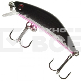 Воблер минноу 556, SAN-MINNOW GRIPS 42S, Черная с розовым низом