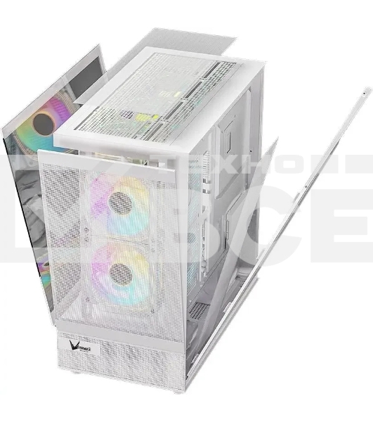 Компьютерный корпус Aerocool / Formula Crystal Z8 белый без БП ATX 9x120мм 7x140мм 1xUSB 2.0 1xUSB 3.0 1xUSB3.1 audio bott PSU