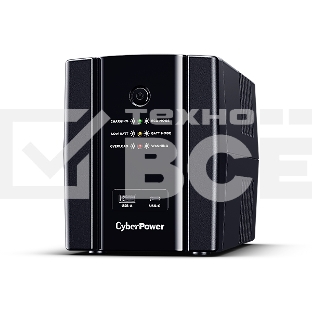 Источник бесперебойного питания CyberPower UT2200EG ИБП {Line-Interactive, Tower, 2200VA/1320W USB/RJ11/45/USB charger A/C (4 EURO) NEW, 12В/9 Ач х 1}