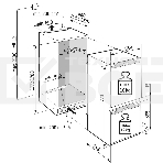 Встраиваемый холодильник Liebherr ICf 5103-22 001 белый двухкамерный 182/80л, фото2