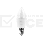 Лампа светодиодная Saffit SBC3713 (55164) 13 вт Е14 белый матовая свеча, фото 1