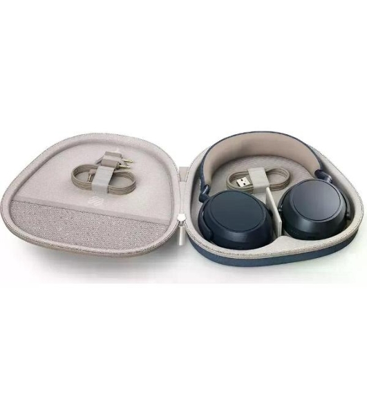 Беспроводные/проводные наушники Sennheiser Momentum 4 Wireless синий, полноразмерные, Bluetooth + проводной, активное шумоподавление, до 60 ч