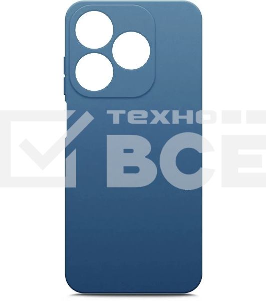Чехол (клип-кейс) BoraSCO для Tecno Spark 10/10C  синий