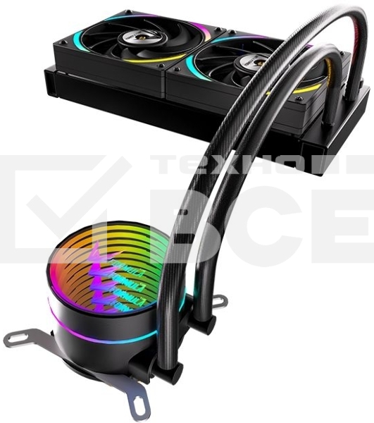 Система водяного охлаждения Formula Oasis L240 ARGB черный 120мм алюминий+медь 2000rpm 27.2db 4-pin 310W