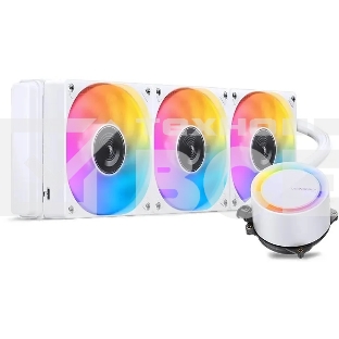 Система жидкостного охлаждения JONSBO TG-360 белый 120мм алюминий+медь 1800rpm 35.4db 4-pin 300W