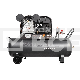 Компрессор PATRIOT KRX 420 L100, поршневой, ременной, масляный, 420 л/мин, 100 л, 10 бар, 2.2 кВт, 230 В