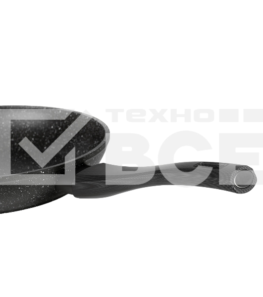 Сковорода LARA LR01-45-24 CARBON 24 см, 3-слойное покрытие 