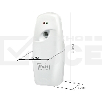 Освежитель воздуха автоматический puff-6110 белый, флакон EUR0 300 мл или 250 мл, 9х10х22 см, фото4