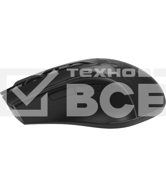 Мышь беспроводная Defender Kronos GM-695 черный, 1600 dpi, радиоканал, USB, кнопки - 7