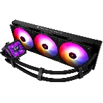 Система жидкостного охлаждения Thermalright Frozen Warframe PRO 360 ARGB Soc-AM5/AM4/1200/1700/1851 черный 4-pin 29.8dB Al LCD Ret (F-WFRAME-PRO-360-BL-ARGB), фото 1
