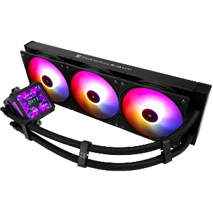 Система жидкостного охлаждения Thermalright Frozen Warframe PRO 360 ARGB Soc-AM5/AM4/1200/1700/1851 черный 4-pin 29.8dB Al LCD Ret (F-WFRAME-PRO-360-BL-ARGB)