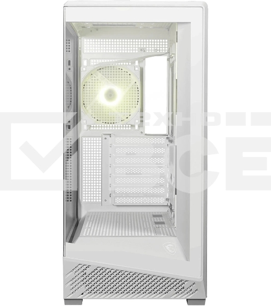 Компьютерный корпус MSI MAG PANO 130R PZ White 2xUSB 3.2 Gen 1, 1xUSB 3.2 Gen2 Type-C, 3x120мм ARGB Reverse Blade Fan, 1x120мм ARGB Fan, 1 to 3 Fan PWM Splitter, Tempered Glass Window