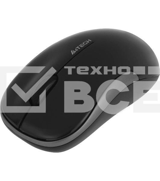 Мышь беспроводная A4Tech V-Track G3-300N черный, 1000 dpi, радиоканал, USB, кнопки - 3