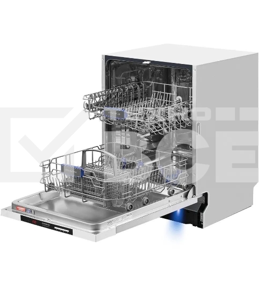 Встраиваемая посудомоечная машина Maunfeld MLP-122D Light Beam, серебристый, 59.8 см, 12 компл., 49 дБ, класс A++