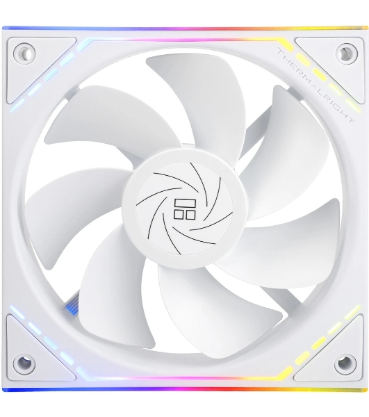 Кулер для корпуса Thermalright TL-M12RW Reverse (124x120x25mm, 4-pin PWM, ARGB, 42.6CFM, 23.2dBA, 1500RPM, White)