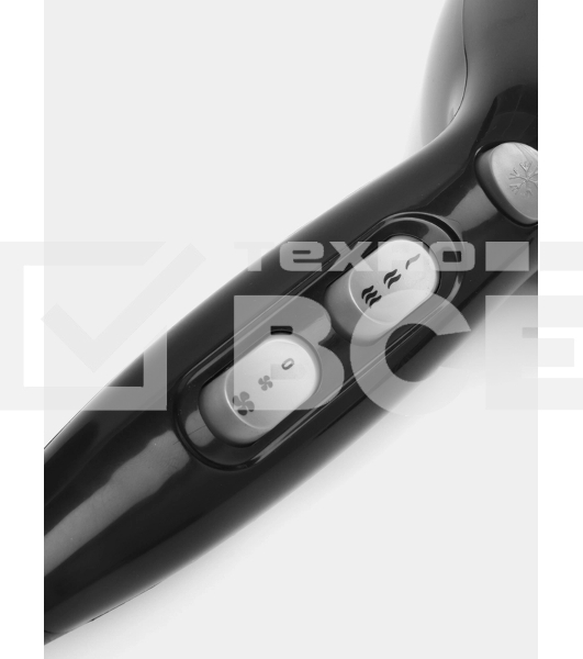 Фен SAKURA SA-4048BK черный, 2200 Вт