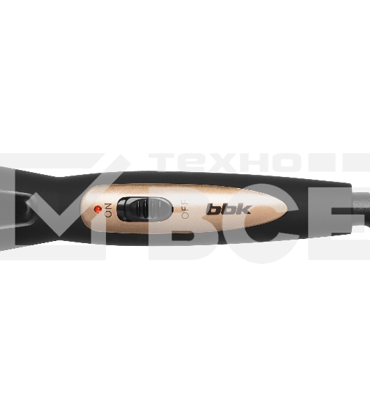 Щипцы для завивки волос BBK BST2500 черный/шампань, 19 мм, 200 °C, 1 режим
